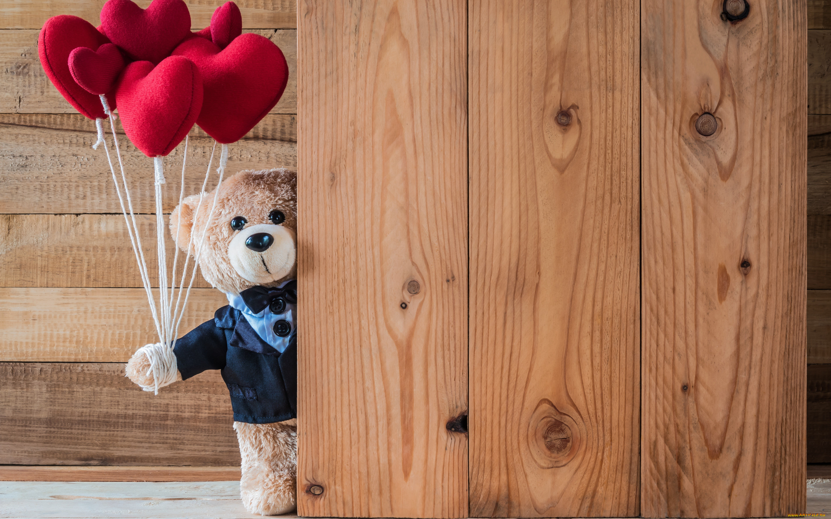 ,  , cute, gift, valentine's, day, teddy, romantic, wood, , , red, love, bear, heart, , , 